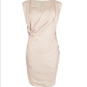 All Saints Japanese Cloth Nude Pink Sala Dress